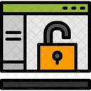 Unlock Open Release Icon