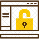 Unlock Open Release Icon