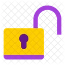 Unlock Security Lock Icon