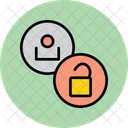 Unlock User Employee Icon