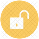 Unlock Sign Padlock Icon