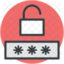 Unlock Password Accessibility Icon