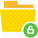 Unlock Folder Computer Icon