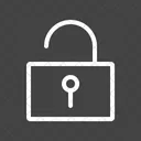 Unlock Safety Padlock Icon