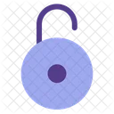 Open Padlock Locked Icon