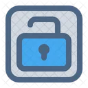 Unlock Locked Security Icon