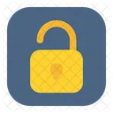 Unlock Security Access Icon