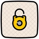 Unlock Unsecure Padlock Icon