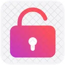 Unlock Open Security Icon