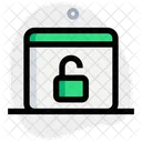 Unlock Open Lock Access Icon