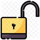 Unlock Open Key Icon