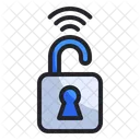 Unlock Smart Padlock Icon