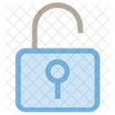 Safety Open Padlock Icon