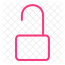 Unlock Unsafe Open Lock Icon