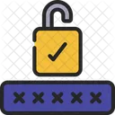 Unlock Access Unlocked Icon