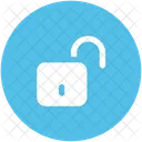Unlock Sign Padlock Icon