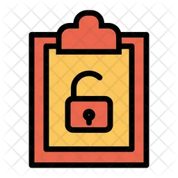 Unlock Clipboard  Icon