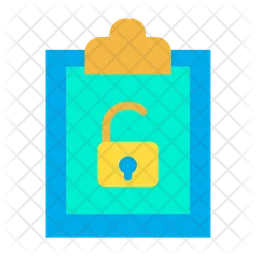 Unlock Clipboard  Icon