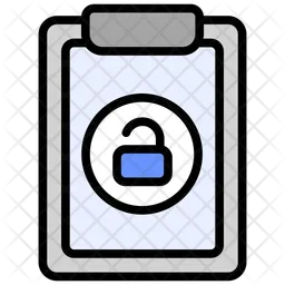 Unlock Clipboard  Icon