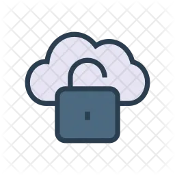 Unlock cloud  Icon