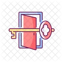Unlock Door  Symbol