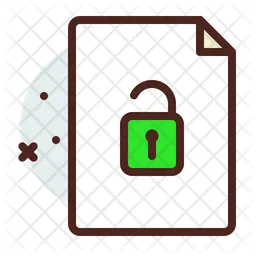 Unlock File  Icon