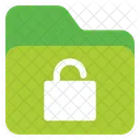 Unlock Folder  Symbol