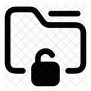 Unlock Folder Folder File Icon