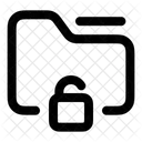 Unlock Folder Folder File Icon