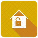 Unlock House Unsecure Icon