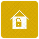 Unlock House Unsecure Icon