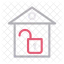 House Unlock Home Icon