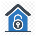Unlock House Security Icon