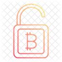 Unlock Bitcoin Currency Icon