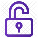 Unlock Keyhole Padlock Icon