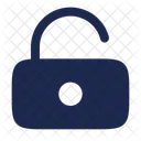 Lock Keyhole Unlocked Padlock Secure Icon