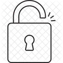 Unlock Security Protection Icon