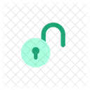 Unlock Security Protection Icon