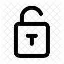 Unlock Security Lock Icon