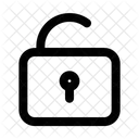 Unlock Security Lock Icon