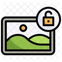 Unlock Image Unlock Photo Unlock Picture Icon