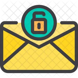 Unlock Mail  Icon