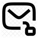 Unlock Mail Mail Message Icon