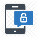 Unlock Message Mobile Icon