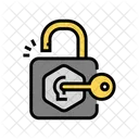 Unlock Padlock Unsafe Unlock Symbol
