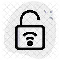 Unlock Security Share  Icon