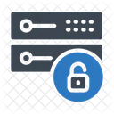 Unlock Server Security Icon