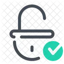 Right Unlock Security Icon