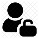 Unlock User Open Access Icon
