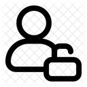 Unlock User Open Access Icon